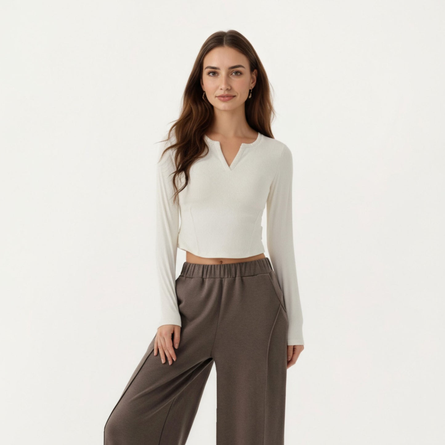 Anna-Kaci Active Women¡¯s High Waist Wide Leg Pants with Soft Stretch Fabric Relaxed Flowing Silhouette