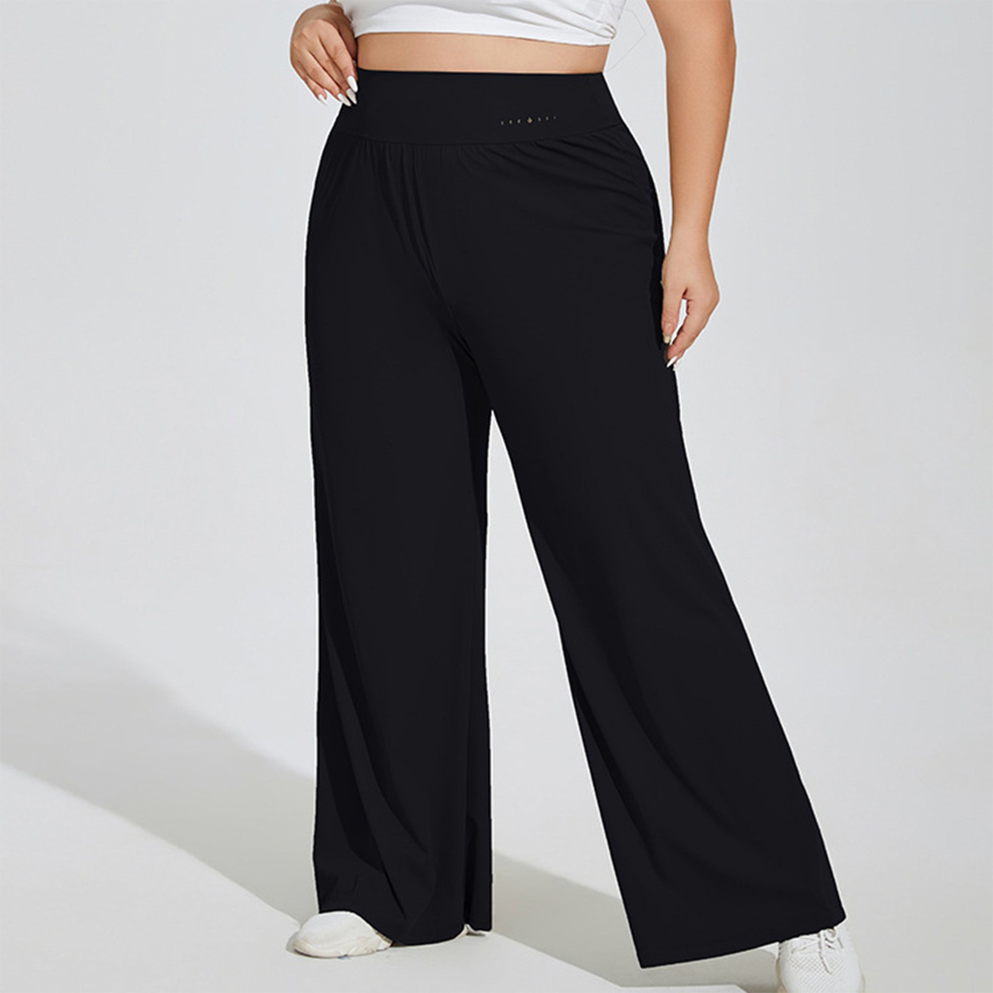 Anna-Kaci Women's High Waist Wide Leg Lounge Pants with Soft Stretch Fabric Relaxed Fit and Flowing Full Length Design
