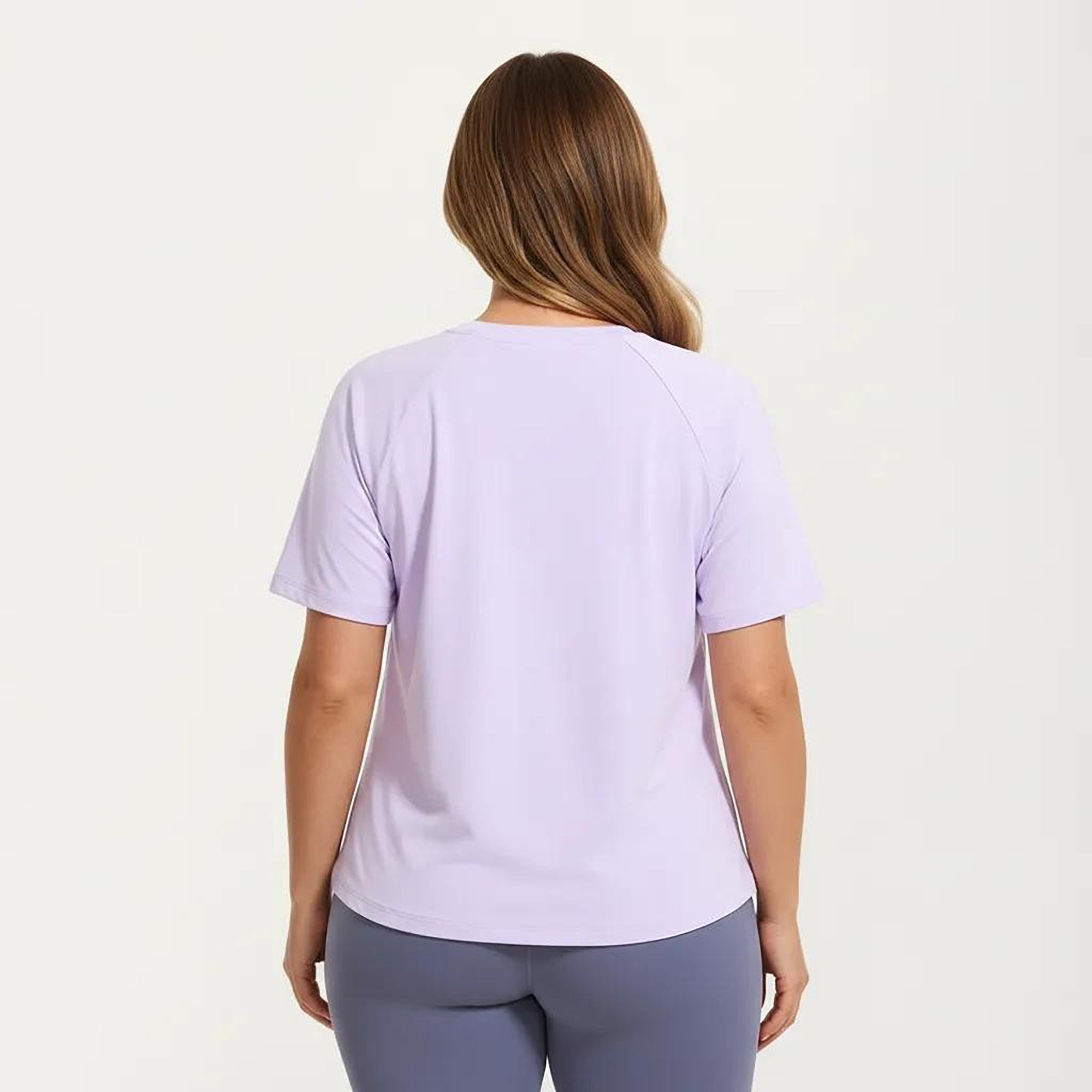 Anna-Kaci Women's Short Sleeve Asymmetrical Hem Top with Side Ruched Detail Soft Stretch Fabric and Flattering Relaxed Fit