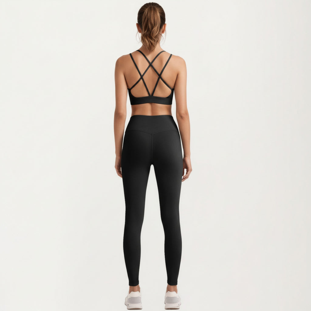 Anna-Kaci Active Women's Strappy Back Low Impact Sports Bra