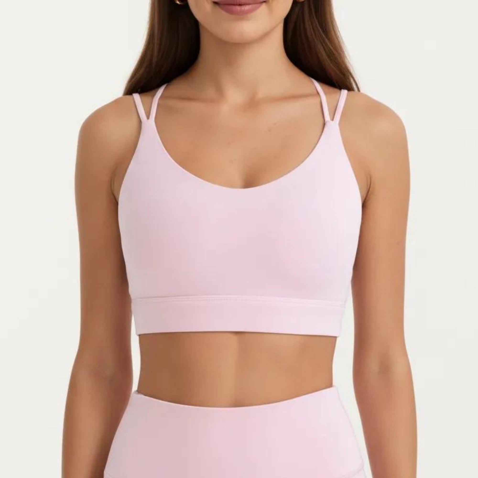 Anna-Kaci Active Women's Strappy Back Low Impact Sports Bra