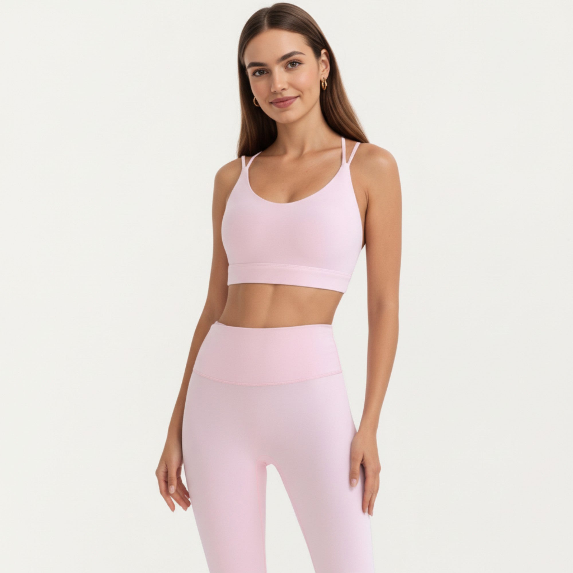 Anna-Kaci Active Women's Strappy Back Low Impact Sports Bra