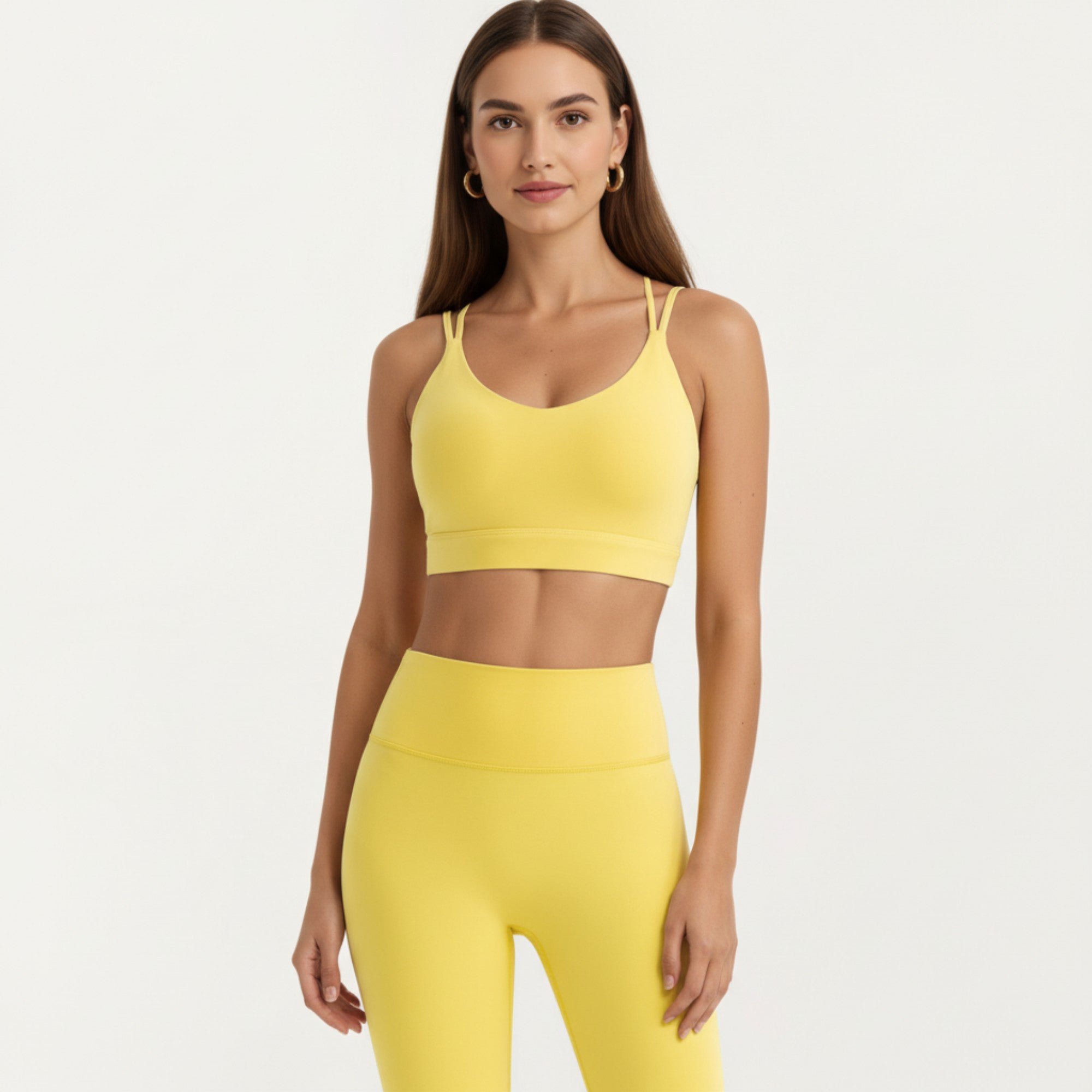 Anna-Kaci Active Women's Strappy Back Low Impact Sports Bra