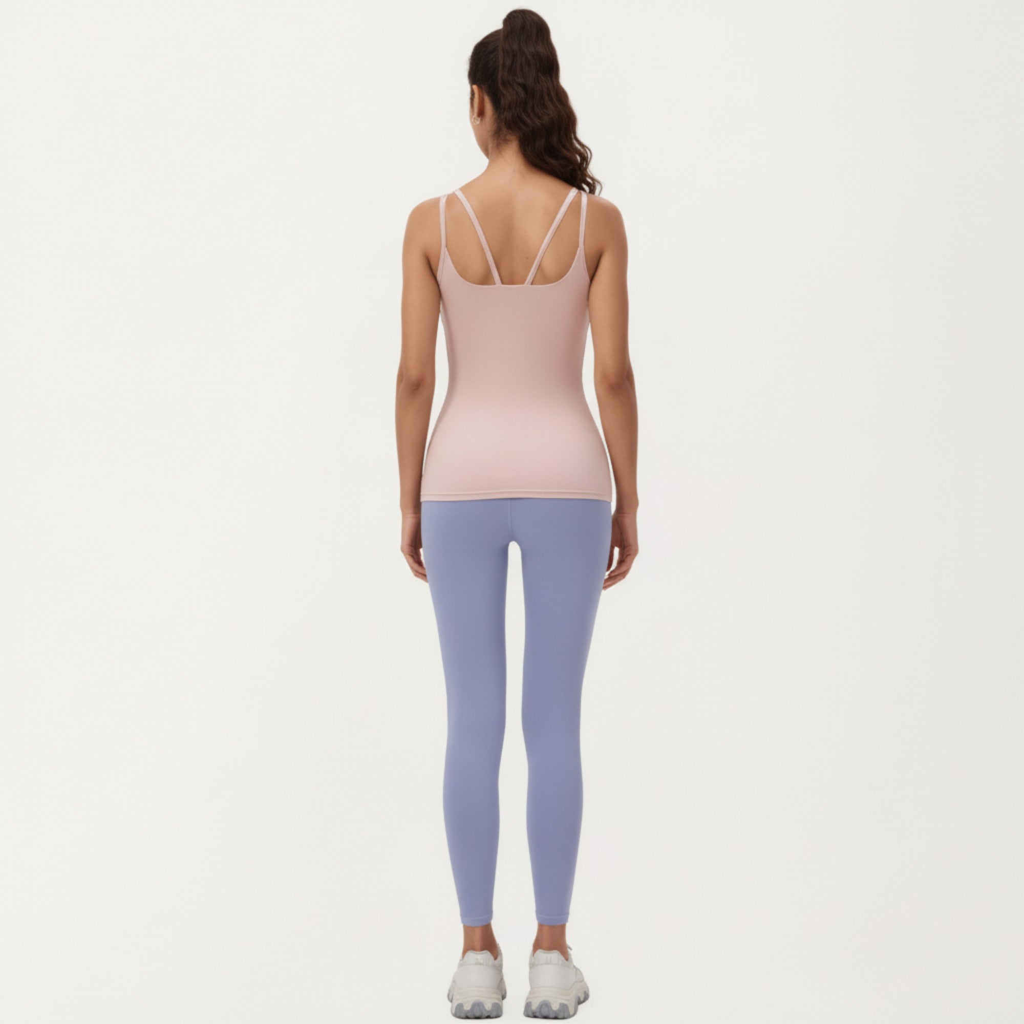 Anna-Kaci Active Women's Fitted Athletic Tank Top with Double Strap Back and Smooth Stretch Knit Fabric