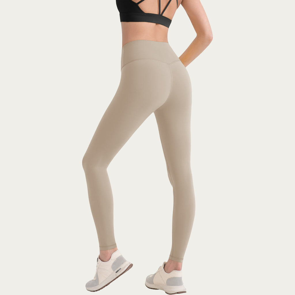 Anna-Kaci Active Women's High Waist Stretch Knit Leggings with Wide Waistband and Smooth Sculpting Fit