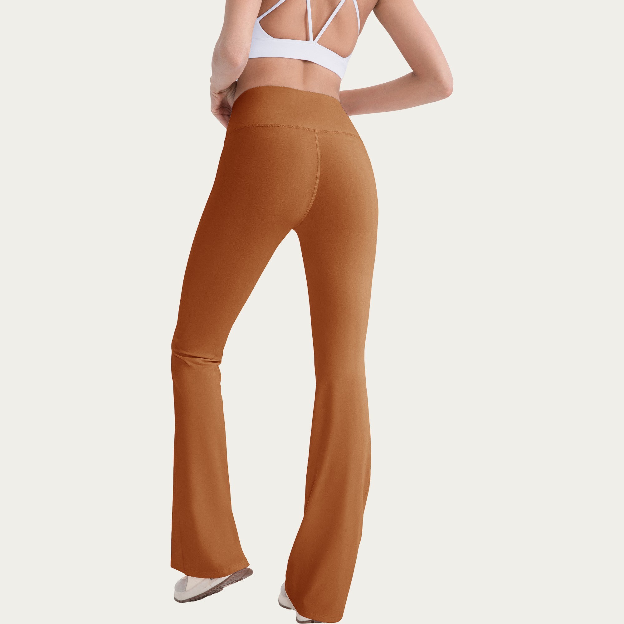 Anna-Kaci Active Women's High Waist Flare Leg Pants with Smooth Stretch Fit