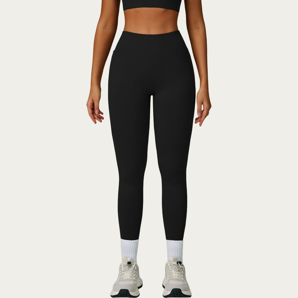 Anna-Kaci Active Women's High Waist Smooth Finish Athletic Leggings with Sculpting Fit Stretch Knit Fabric and Full Length Design