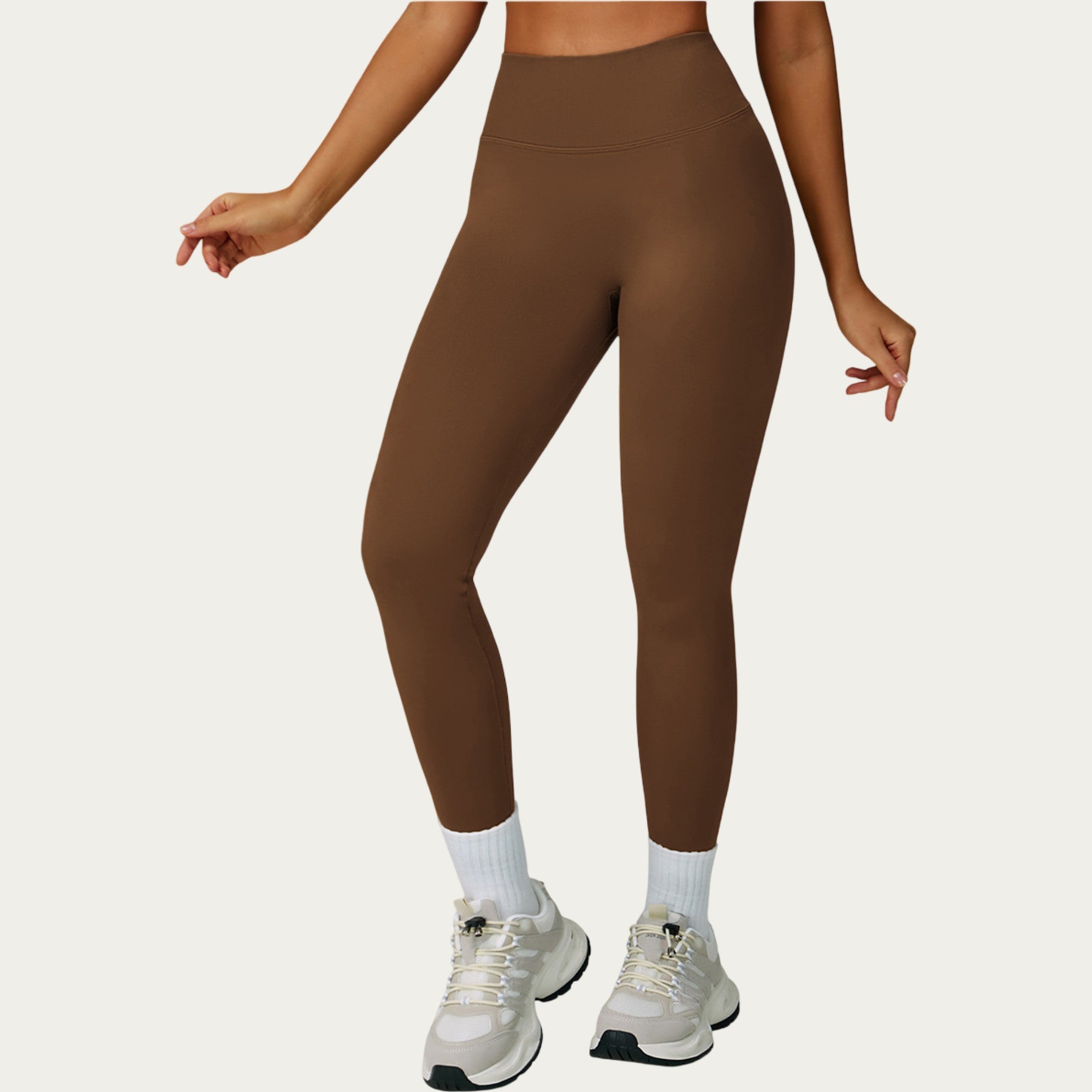 Anna-Kaci Active Women's High Waist Smooth Finish Athletic Leggings with Sculpting Fit Stretch Knit Fabric and Full Length Design