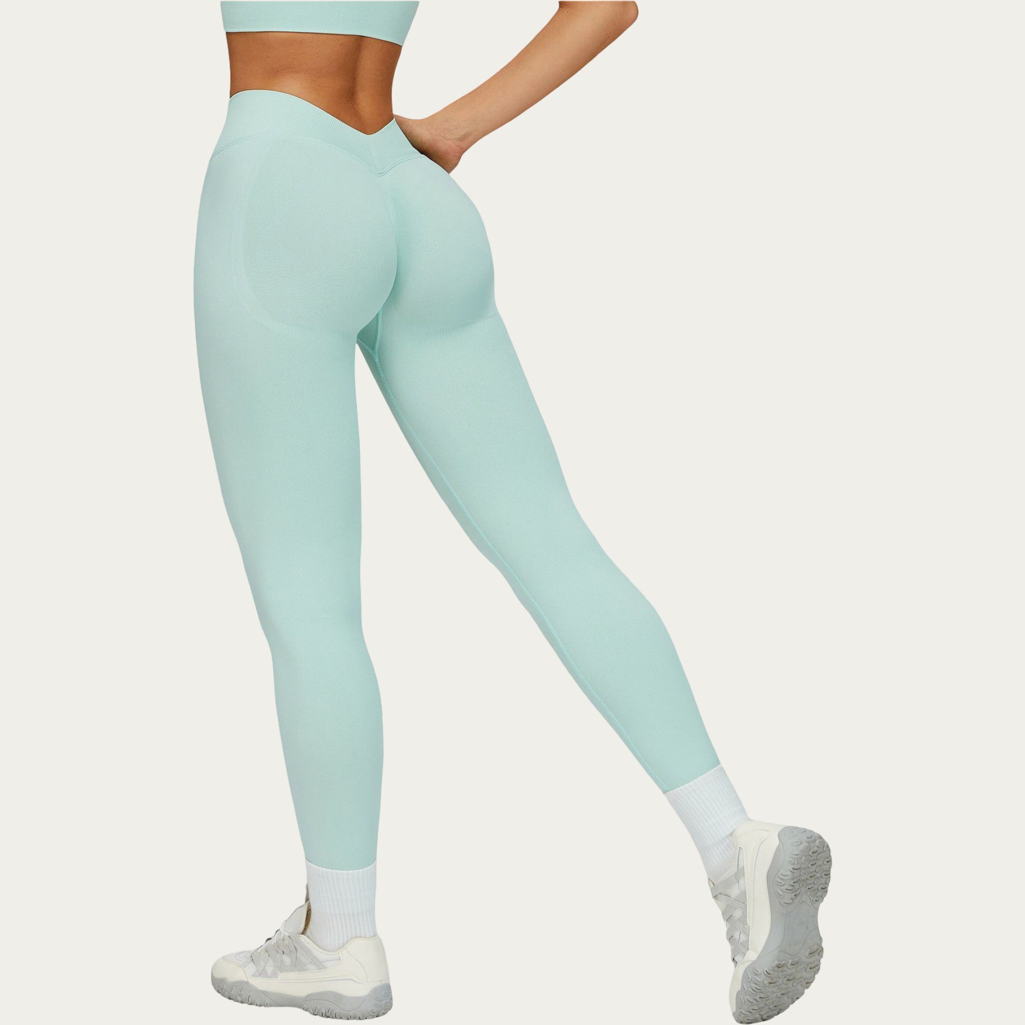 Anna-Kaci Active Women's High Waist Smooth Finish Athletic Leggings with Sculpting Fit Stretch Knit Fabric and Full Length Design