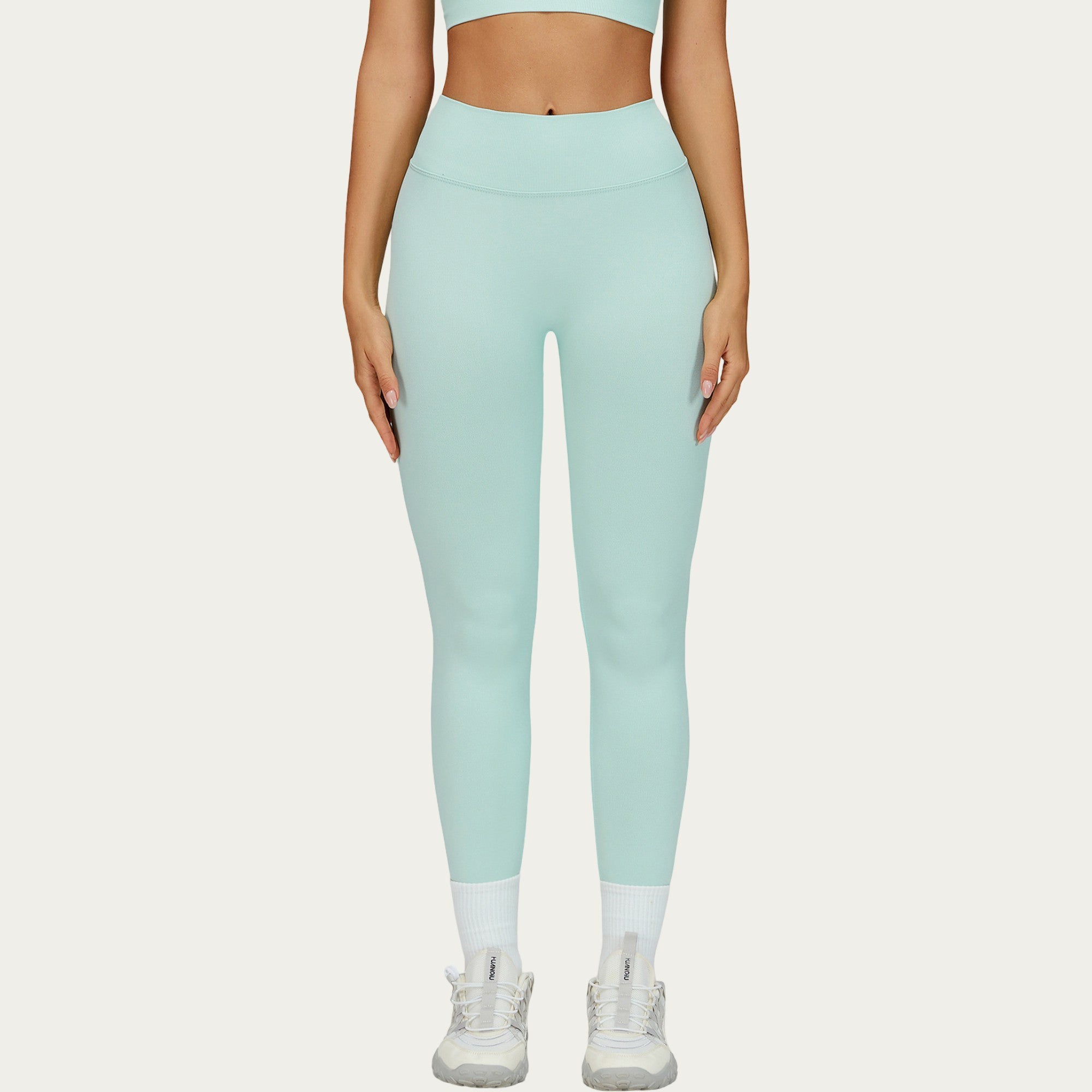 Anna-Kaci Active Women's High Waist Smooth Finish Athletic Leggings with Sculpting Fit Stretch Knit Fabric and Full Length Design