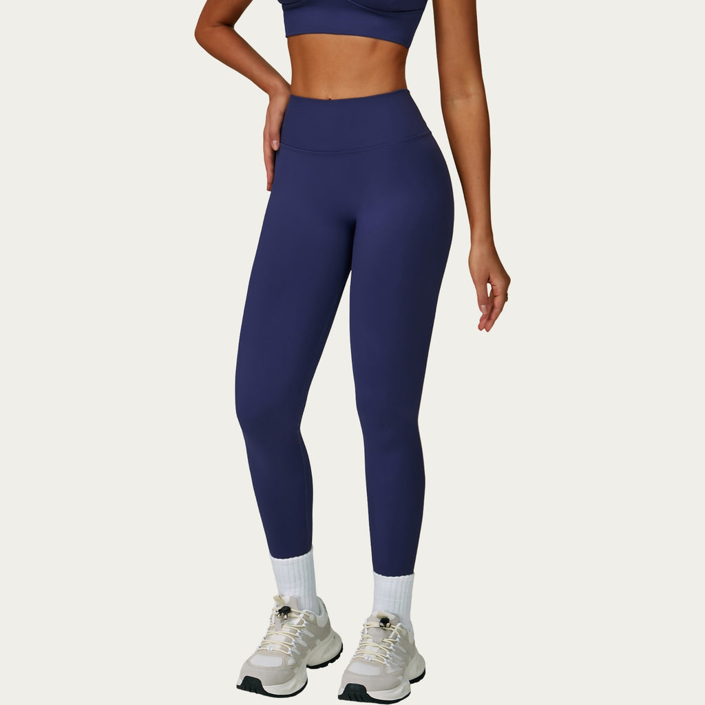 Anna-Kaci Active Women's High Waist Smooth Finish Athletic Leggings with Sculpting Fit Stretch Knit Fabric and Full Length Design