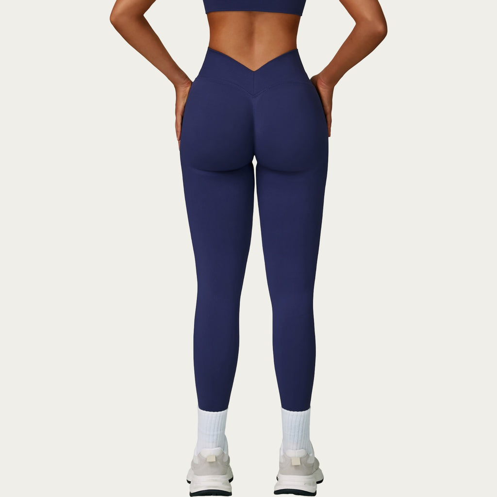 Anna-Kaci Active Women's High Waist Smooth Finish Athletic Leggings with Sculpting Fit Stretch Knit Fabric and Full Length Design