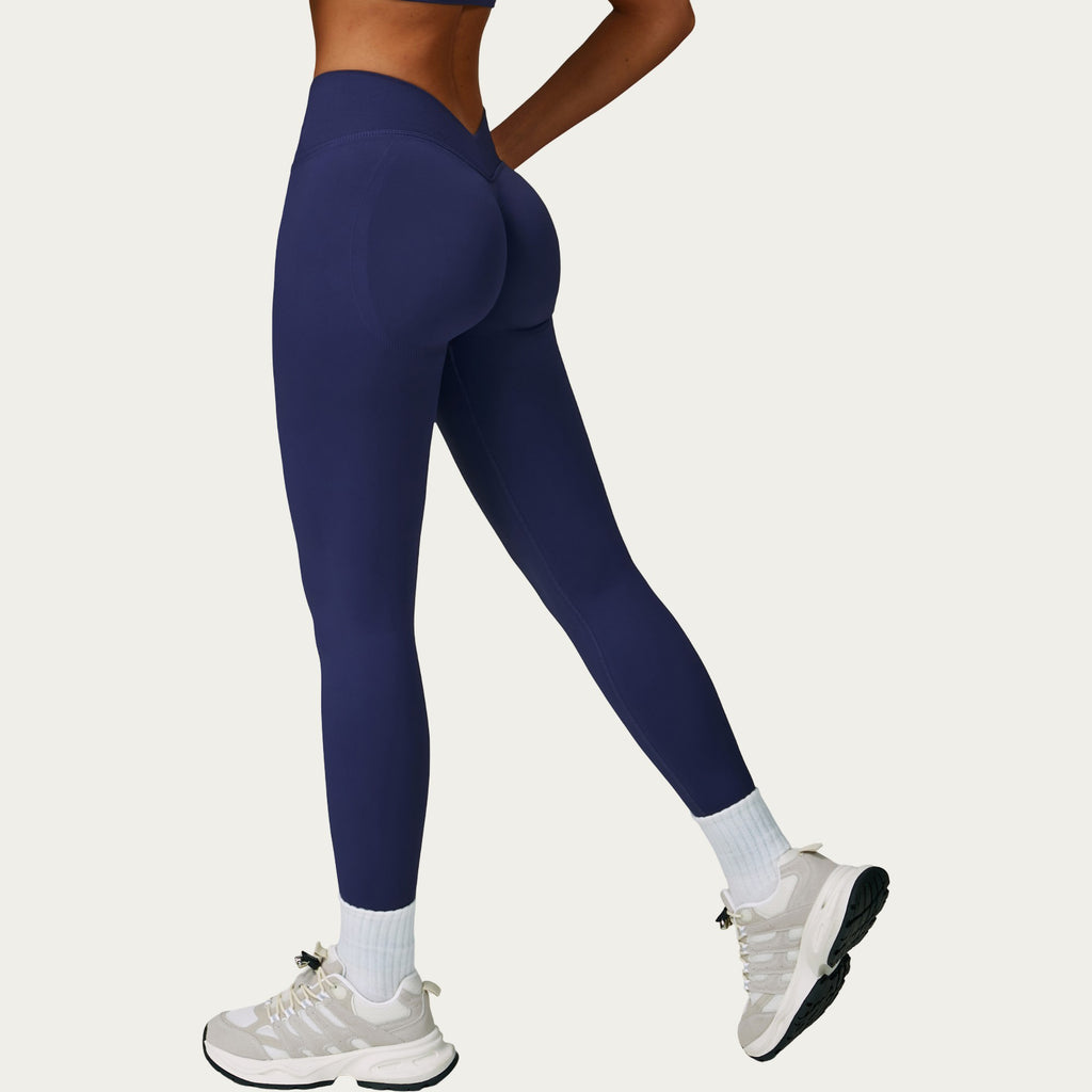 Anna-Kaci Active Women's High Waist Smooth Finish Athletic Leggings with Sculpting Fit Stretch Knit Fabric and Full Length Design