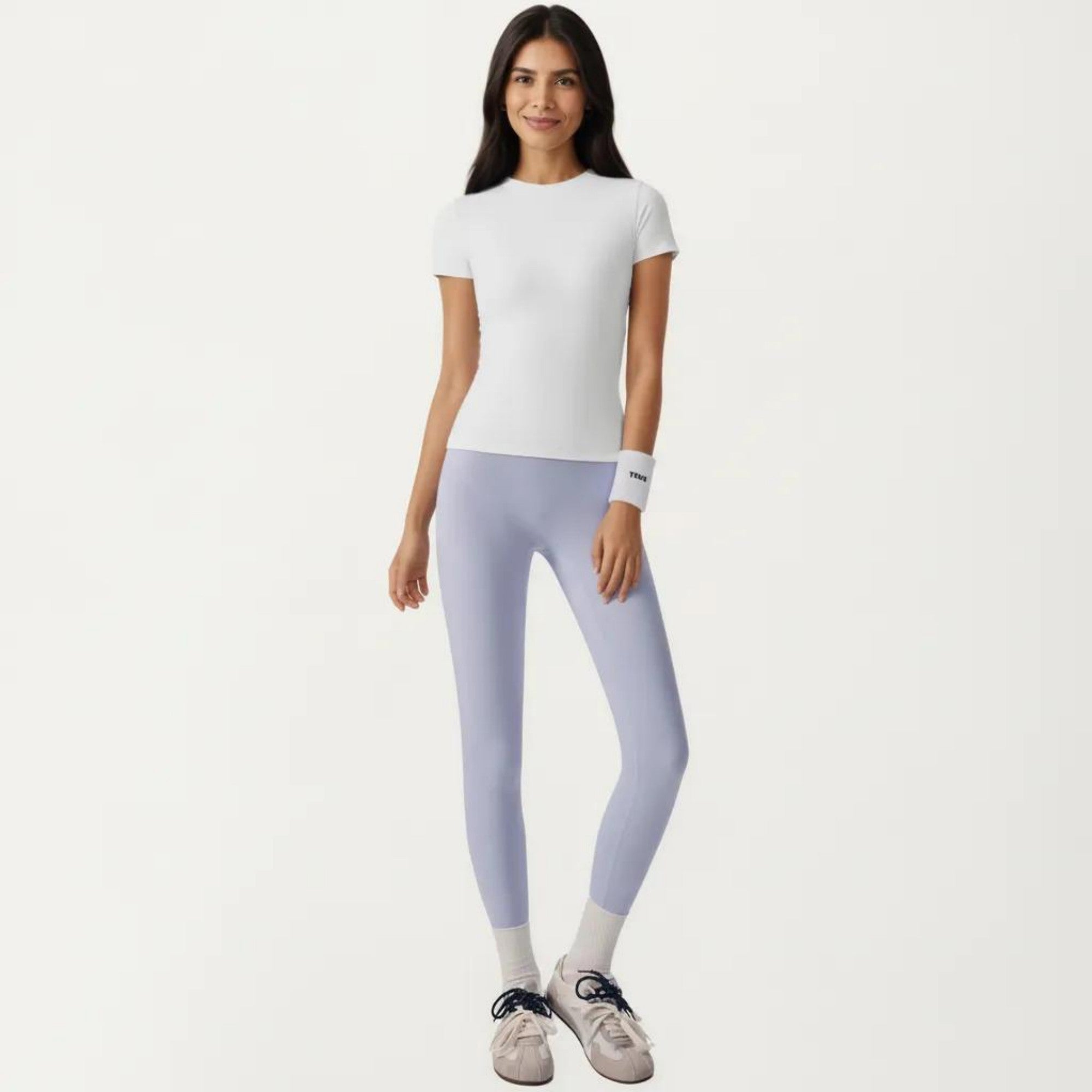 Anna-Kaci Active Women's Short Sleeve Fitted Active T Shirt with Crew Neck and Stretch Performance Fabric