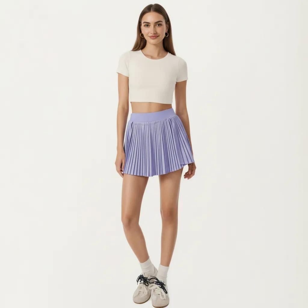 Anna-Kaci Active Women's Short Sleeve Cropped Top with Open Back Cutout and Stretch Fit