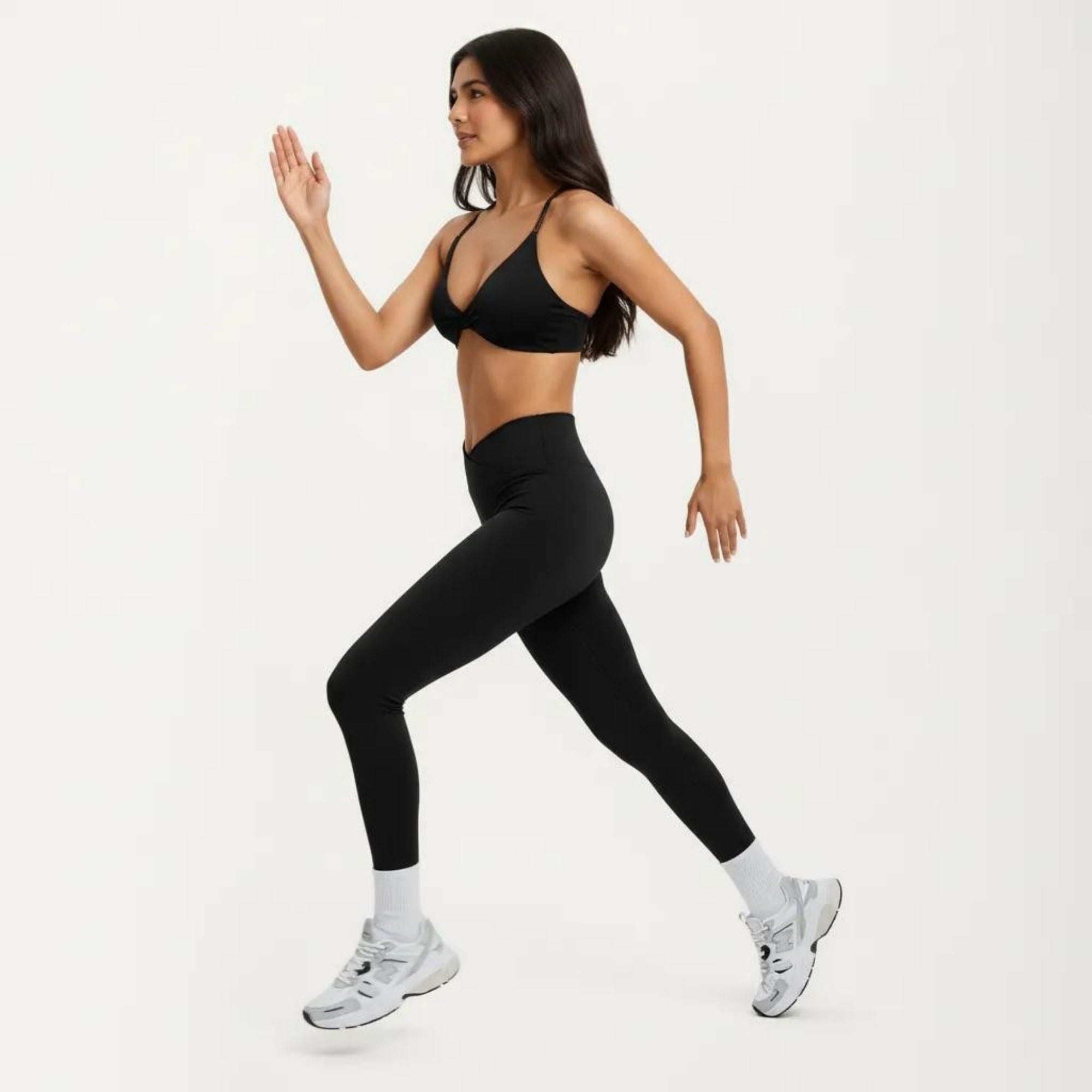 Anna-Kaci Women's High Waist Crossover Workout Leggings Stretch Athletic Yoga Pants for Training Fitness