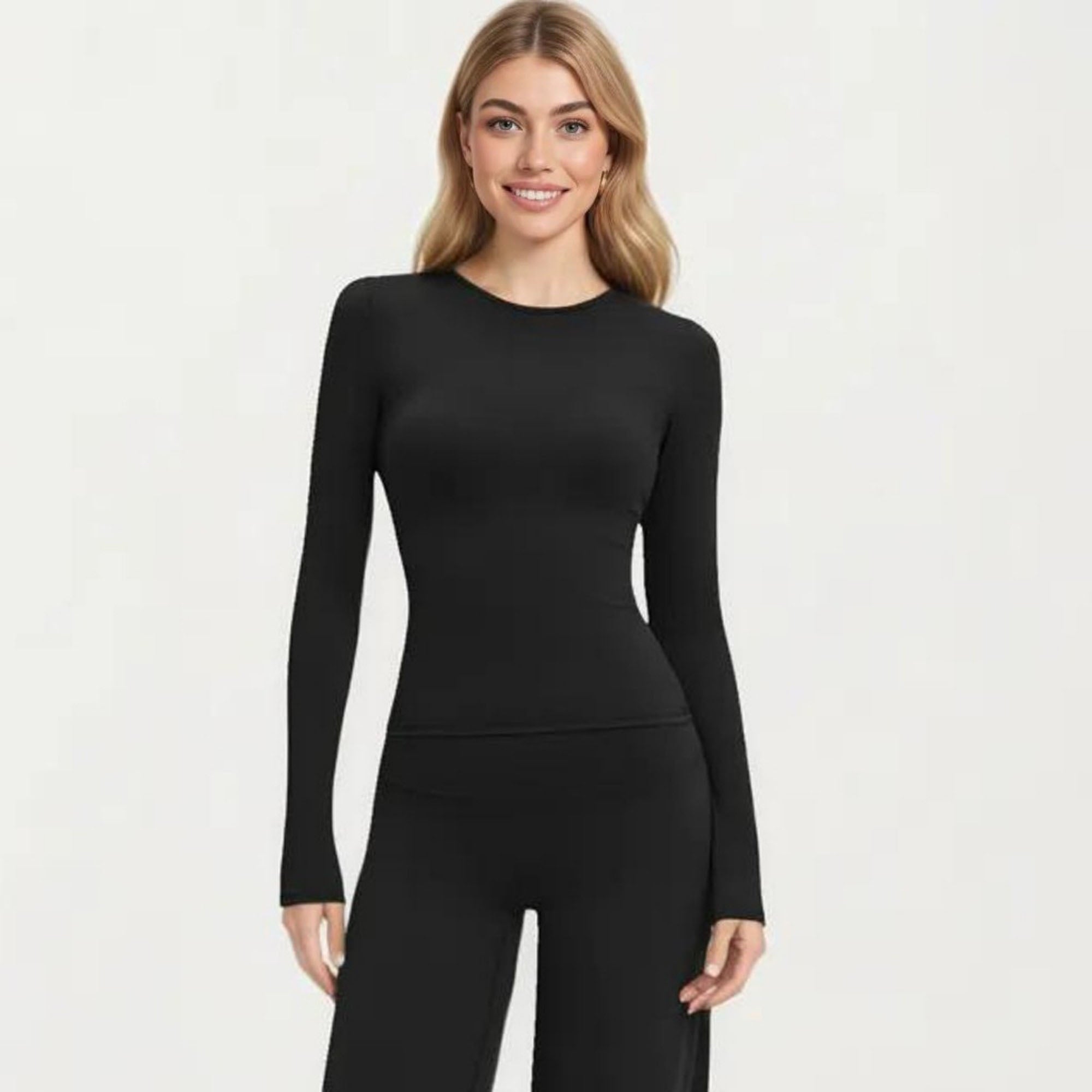 Anna-Kaci Women's Fitted Active Workout Top Stretch Athletic Training Shirt for Yoga Running Fitness