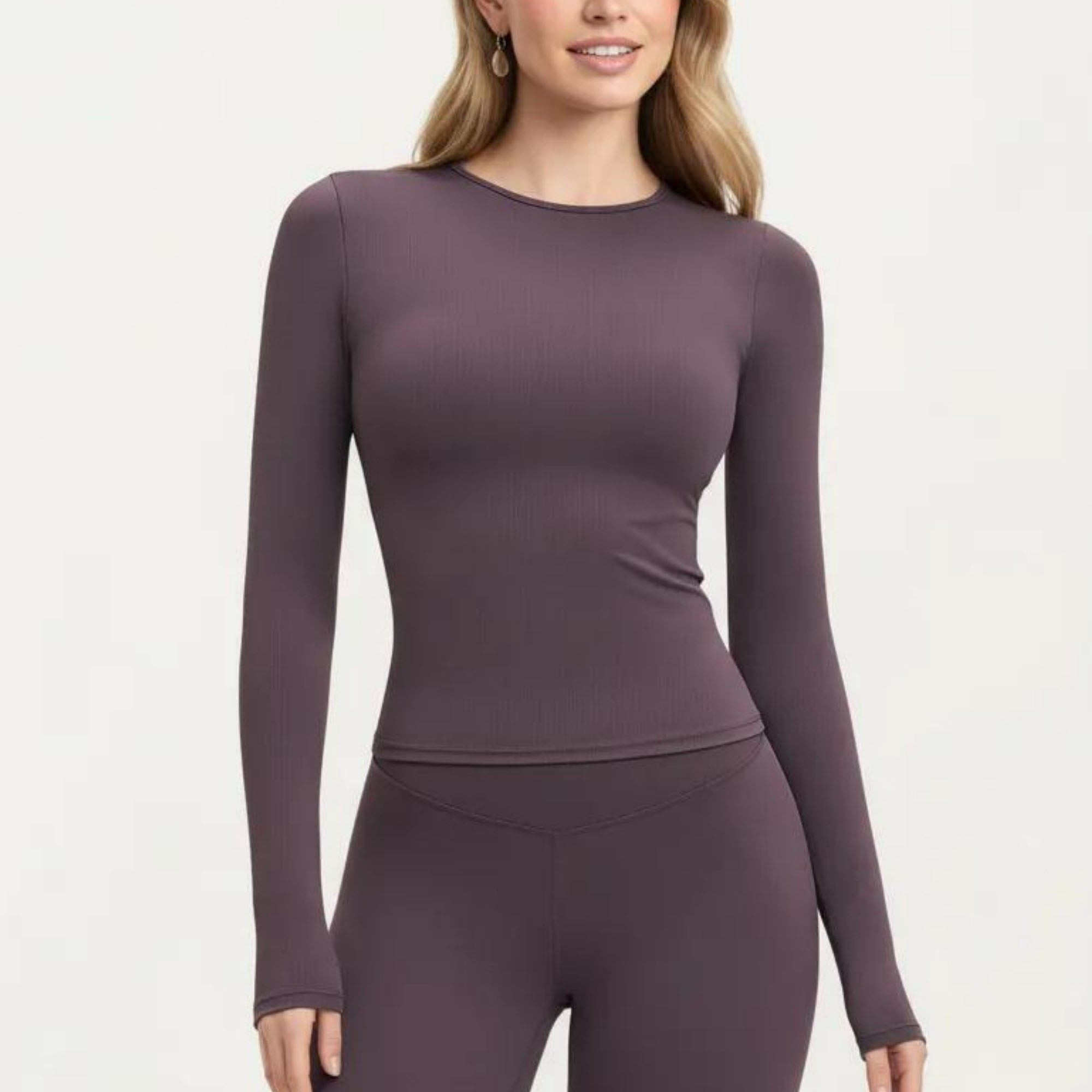 Anna-Kaci Women's Fitted Active Workout Top Stretch Athletic Training Shirt for Yoga Running Fitness