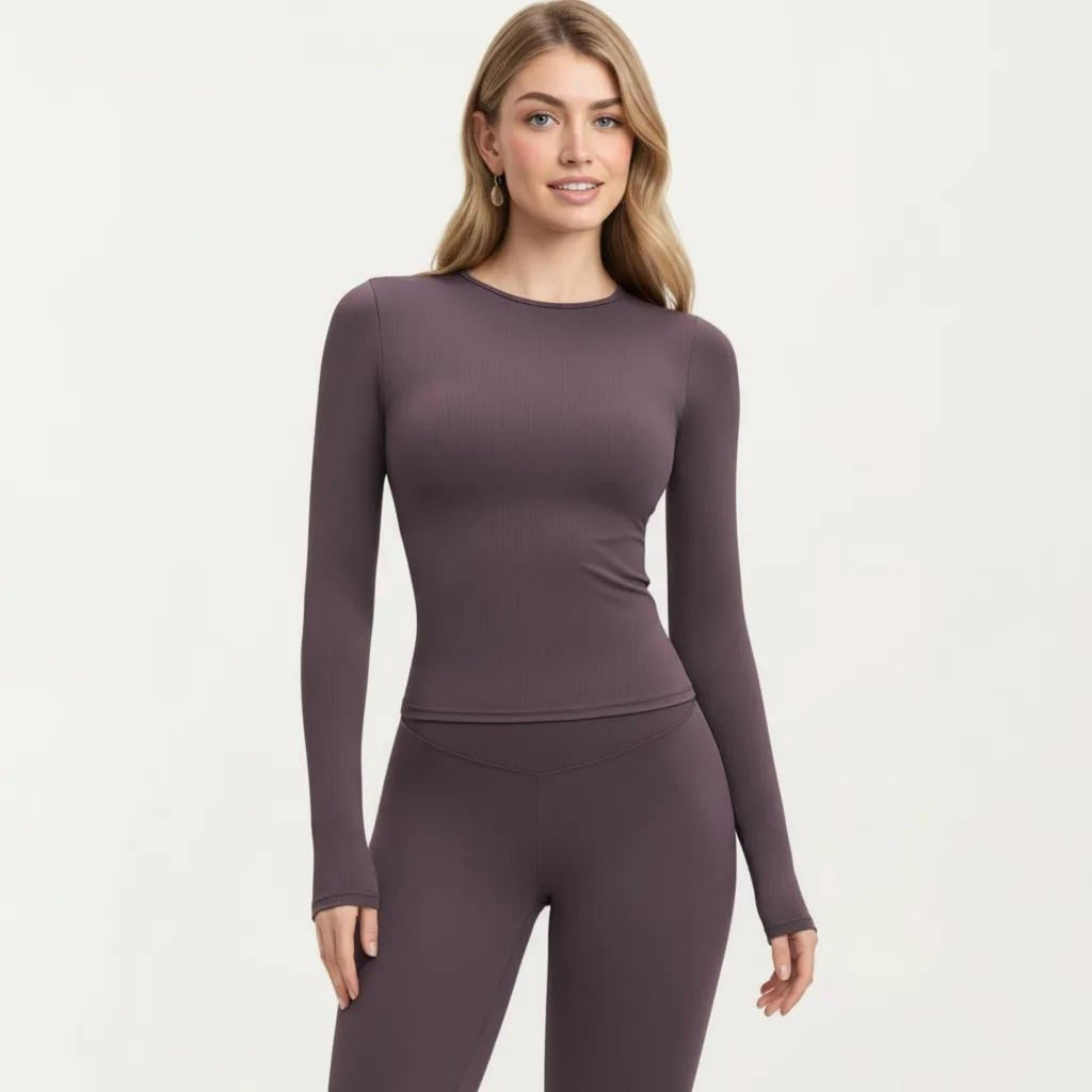 Anna-Kaci Women's Fitted Active Workout Top Stretch Athletic Training Shirt for Yoga Running Fitness