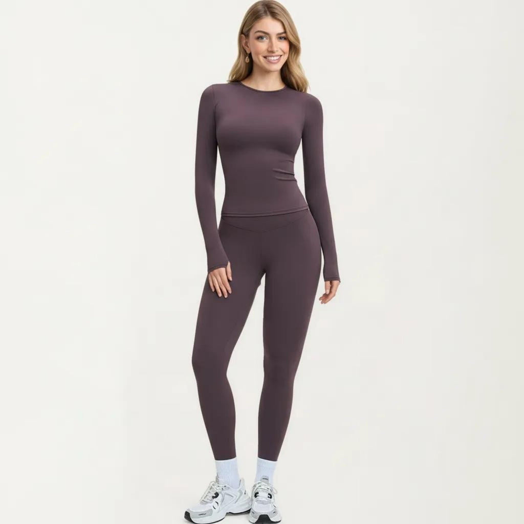 Anna-Kaci Women's Fitted Active Workout Top Stretch Athletic Training Shirt for Yoga Running Fitness