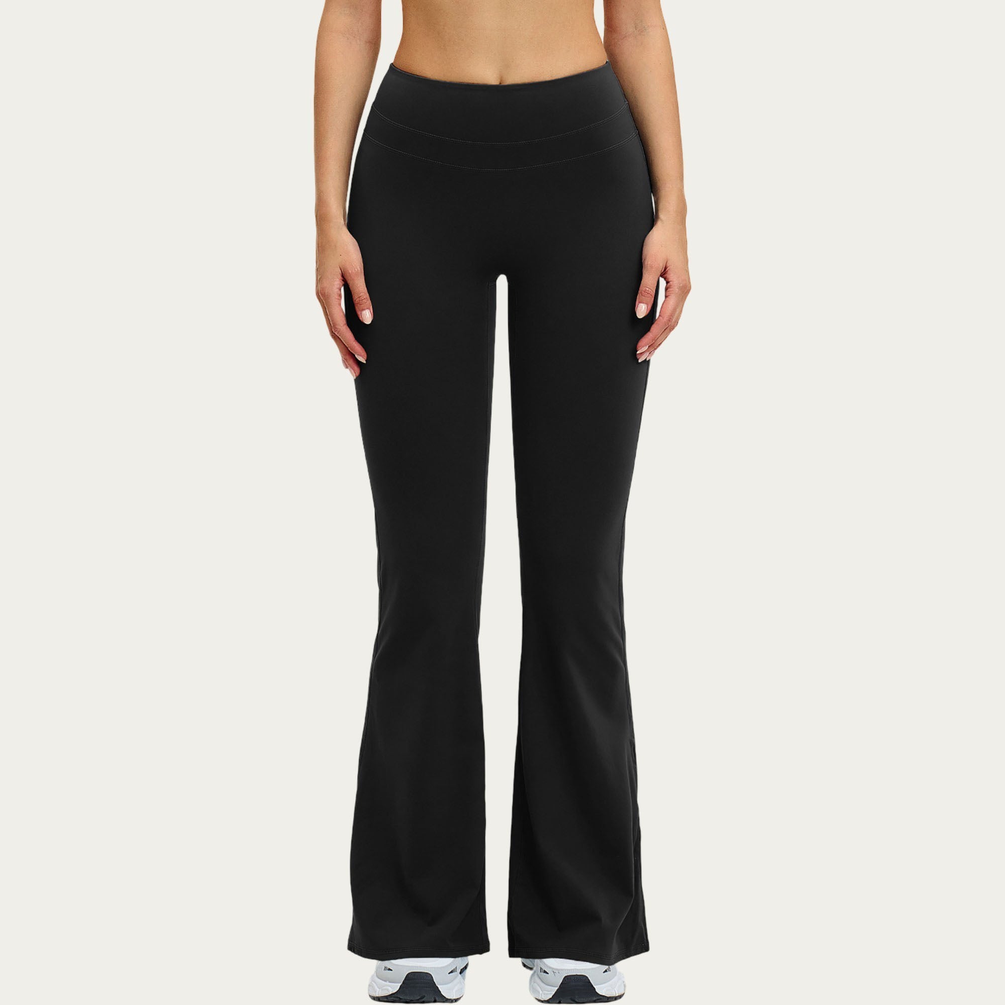 Anna-Kaci Women's High Waist Flare Yoga Pants Stretch Bootcut Workout Leggings for Training Running Lounge