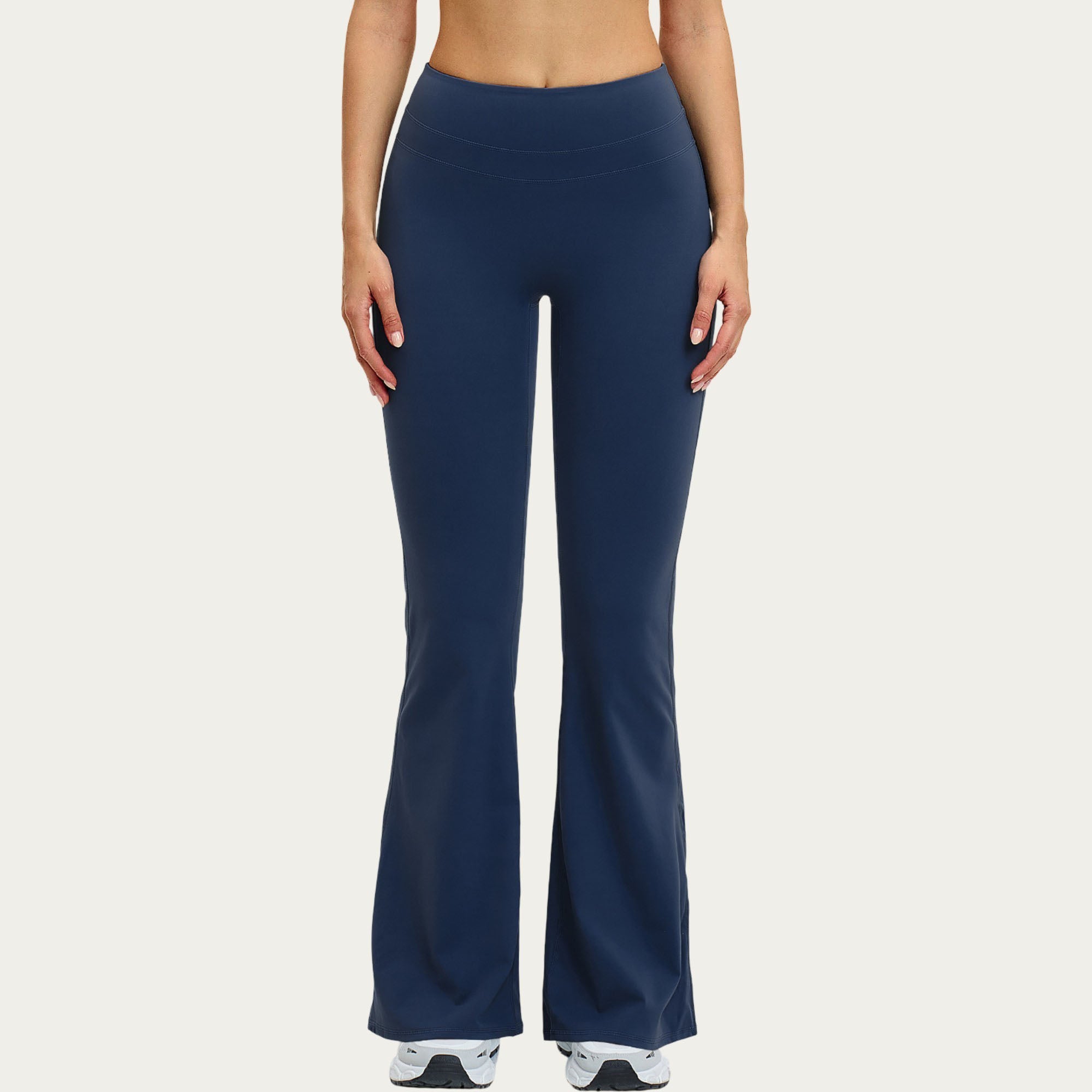 Anna-Kaci Women's High Waist Flare Yoga Pants Stretch Bootcut Workout Leggings for Training Running Lounge