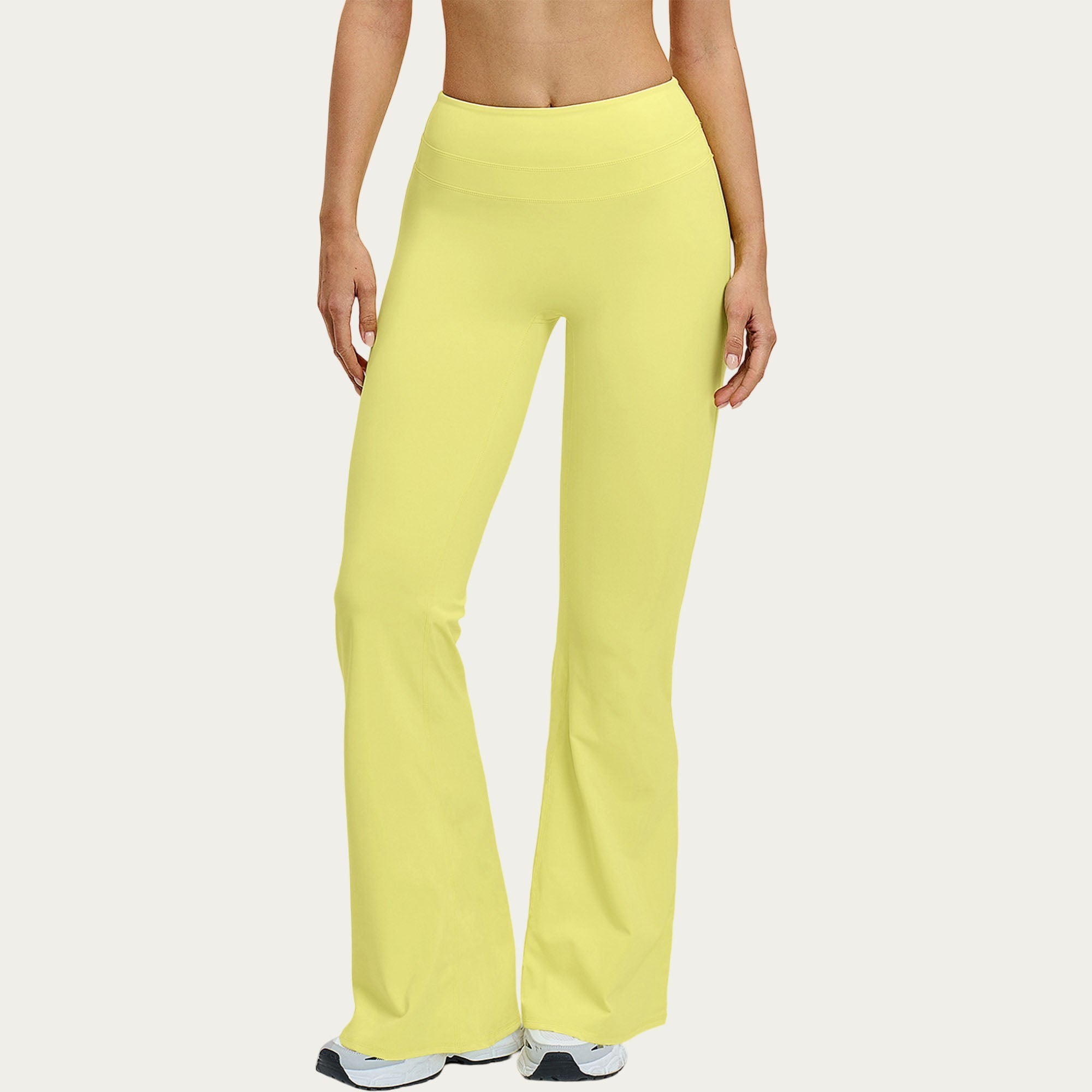 Anna-Kaci Women's High Waist Flare Yoga Pants Stretch Bootcut Workout Leggings for Training Running Lounge