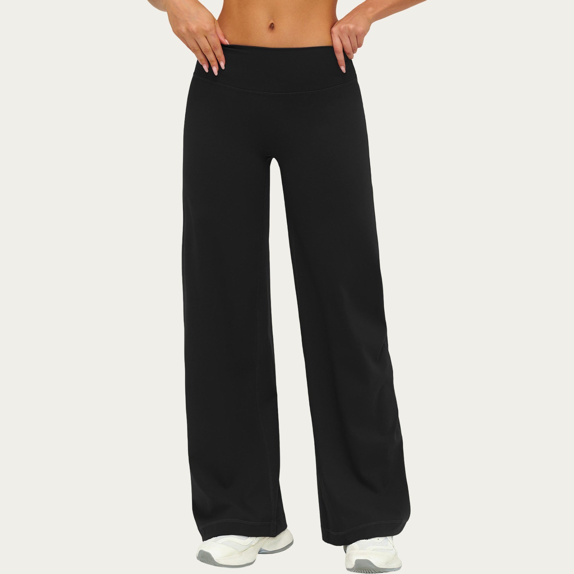 Anna-Kaci Women's High Waist Wide Leg Yoga Pants Stretch Lounge Workout Training Relaxed Athletic Pants