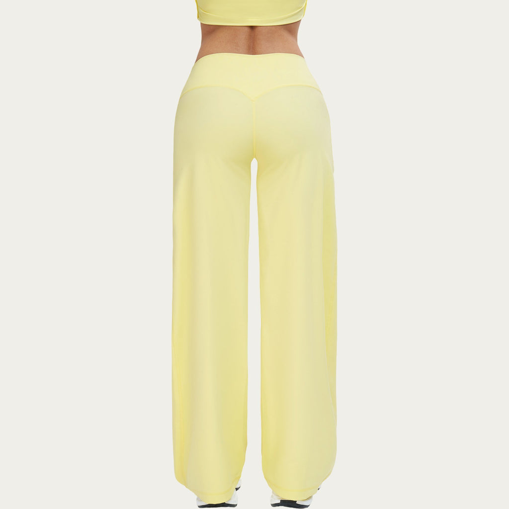 Anna-Kaci Women's High Waist Wide Leg Yoga Pants Stretch Lounge Workout Training Relaxed Athletic Pants