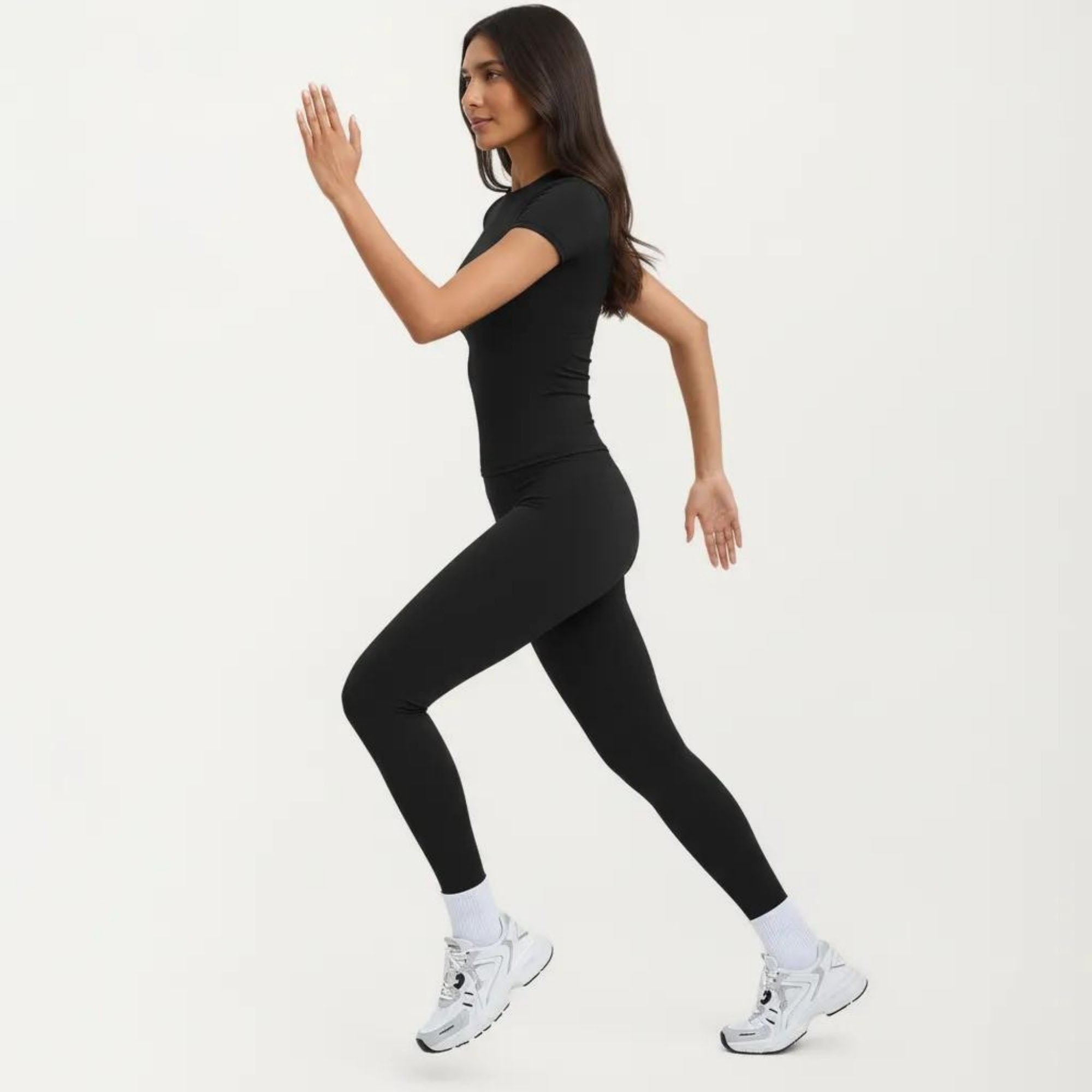 Anna-Kaci Women's Athletic Leggings with High Waist Stretch Support Workout Yoga Running Training Pants
