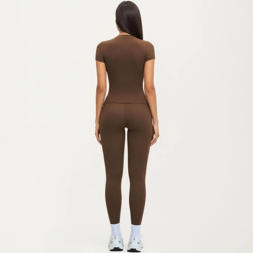 Anna-Kaci Women's Athletic Leggings with High Waist Stretch Support Workout Yoga Running Training Pants
