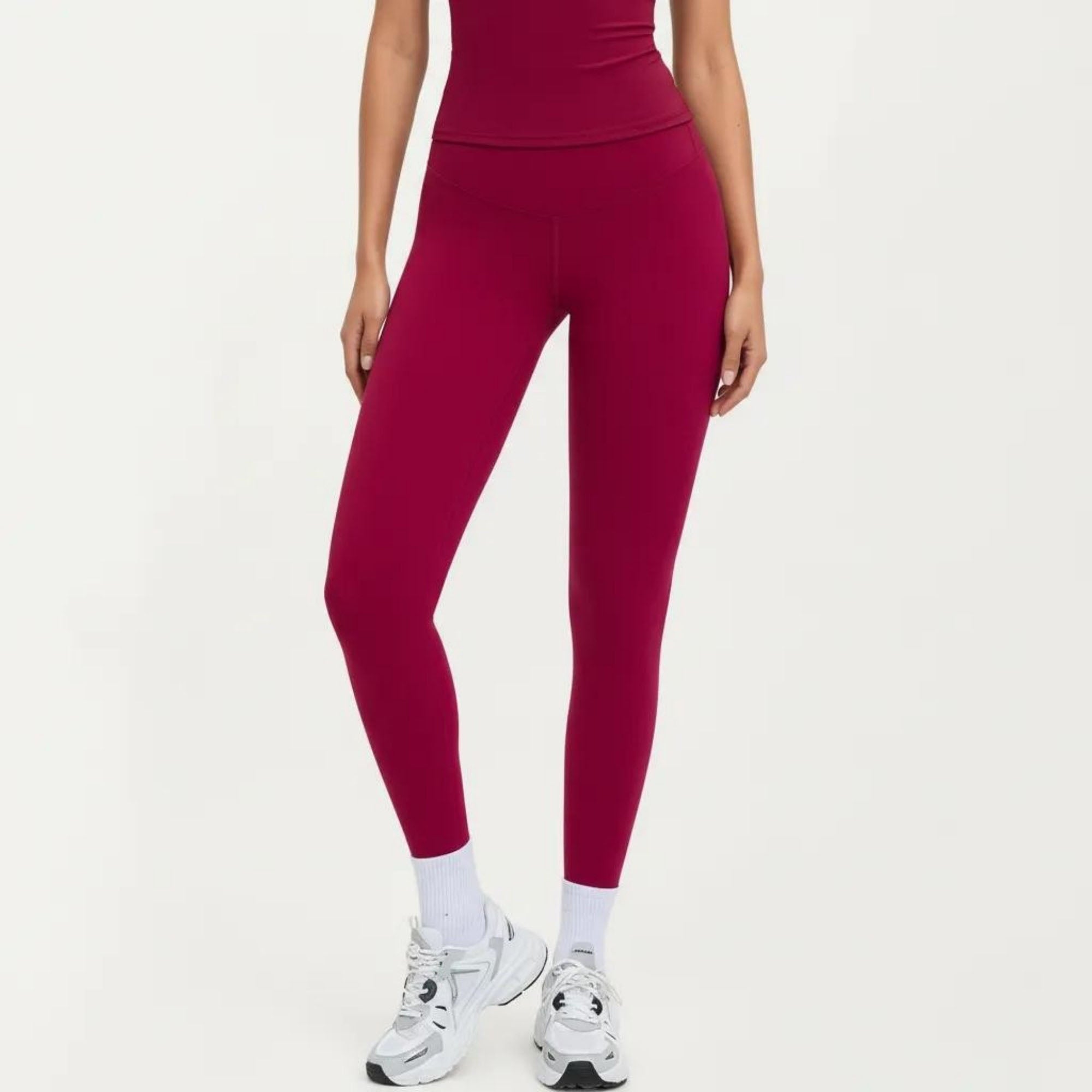 Anna-Kaci Women's Athletic Leggings with High Waist Stretch Support Workout Yoga Running Training Pants