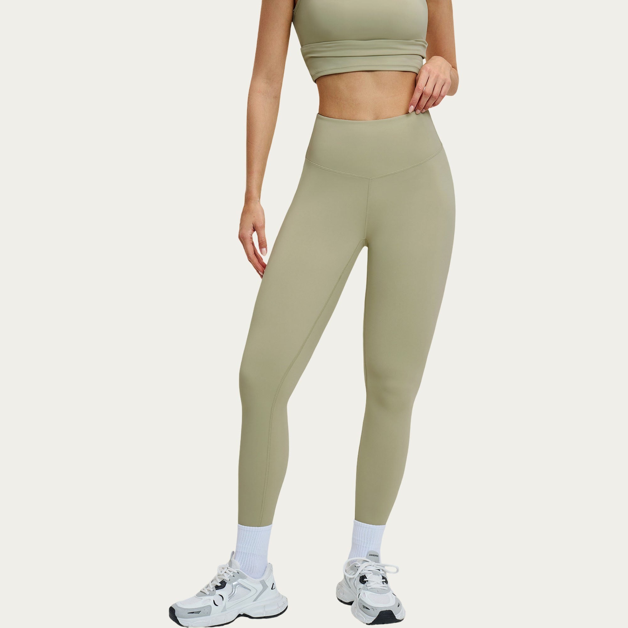 Anna-Kaci Women's Athletic Leggings with High Waist Stretch Support Workout Yoga Running Training Pants