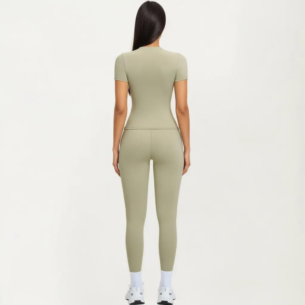 Anna-Kaci Women's Athletic Leggings with High Waist Stretch Support Workout Yoga Running Training Pants