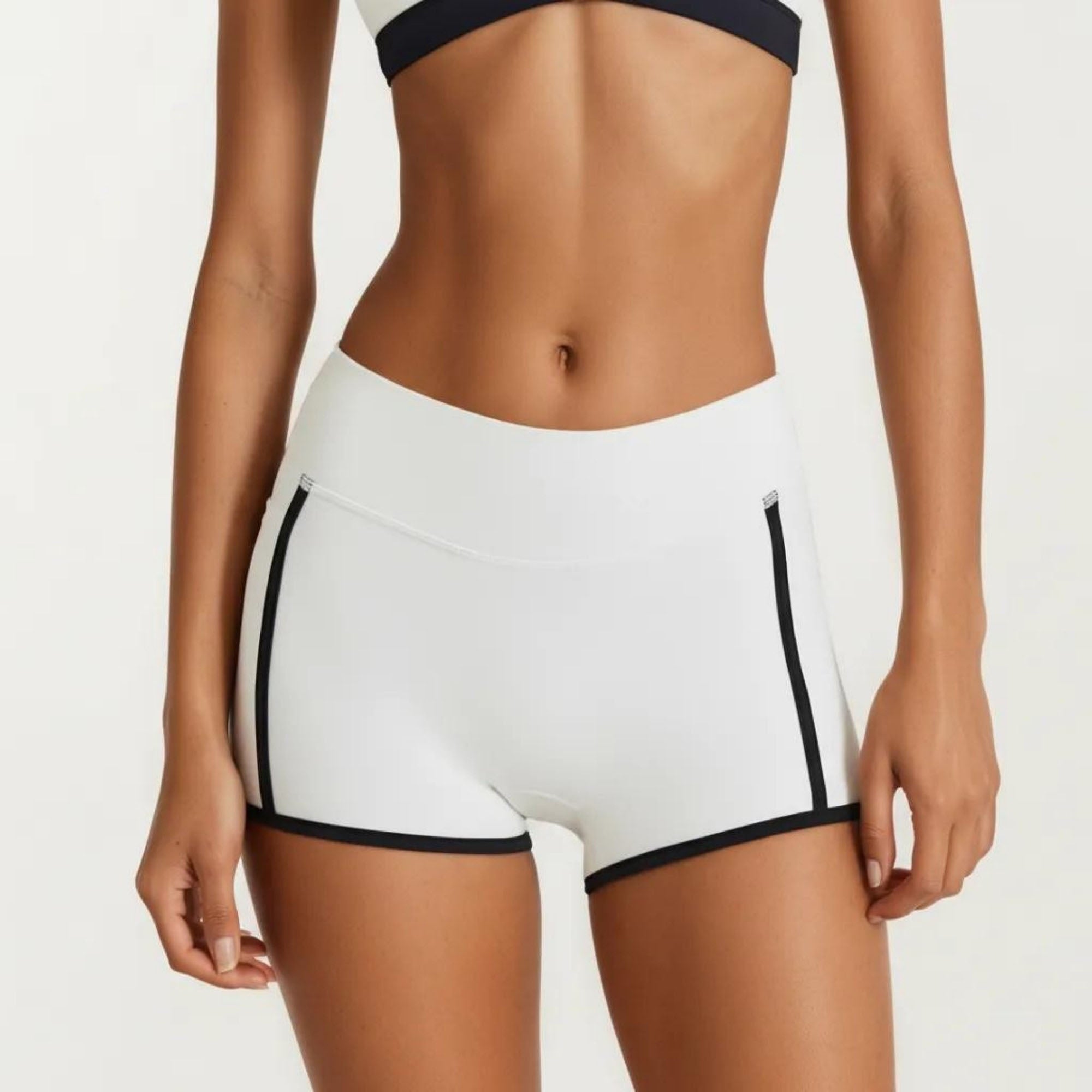 Anna-Kaci Women's High Waist Athletic Shorts with Side Pocket Stretch Workout Running Yoga Training Shorts