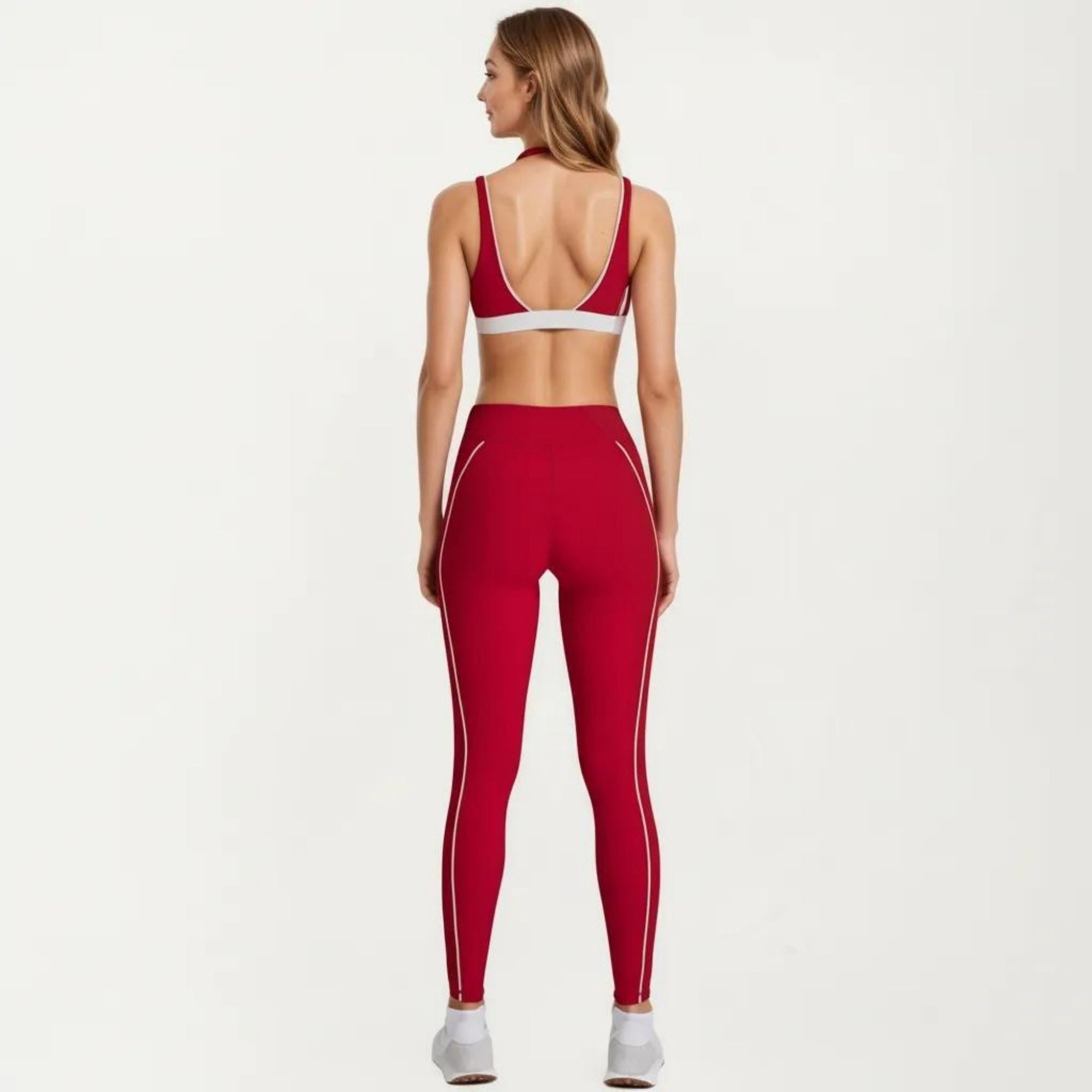 Anna-Kaci Women's Athletic Leggings with Side Pocket Stretch Workout Running Yoga Pants for Training