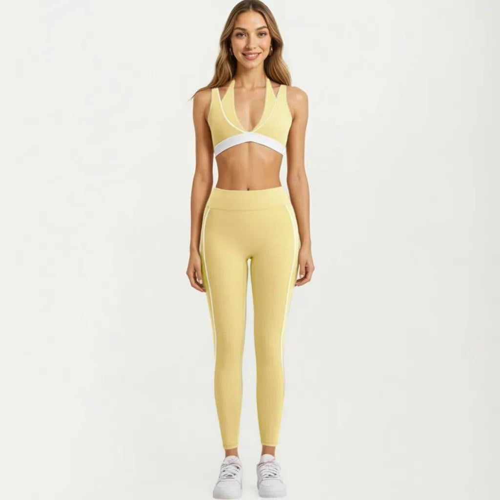 Anna-Kaci Women's Athletic Leggings with Side Pocket Stretch Workout Running Yoga Pants for Training