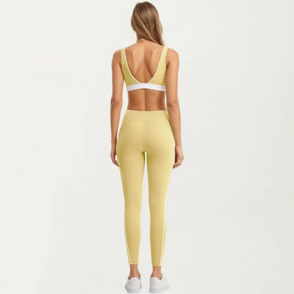 Anna-Kaci Women's Athletic Leggings with Side Pocket Stretch Workout Running Yoga Pants for Training