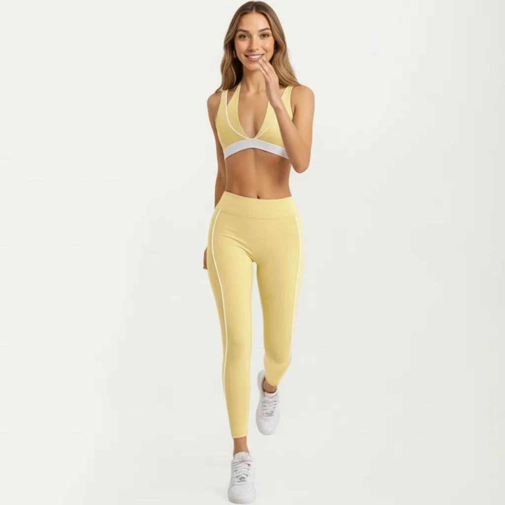 Anna-Kaci Women's Athletic Leggings with Side Pocket Stretch Workout Running Yoga Pants for Training