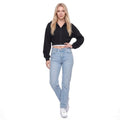 Cropped Zip Up Fleece Hoodie Sweatshirt Jacket