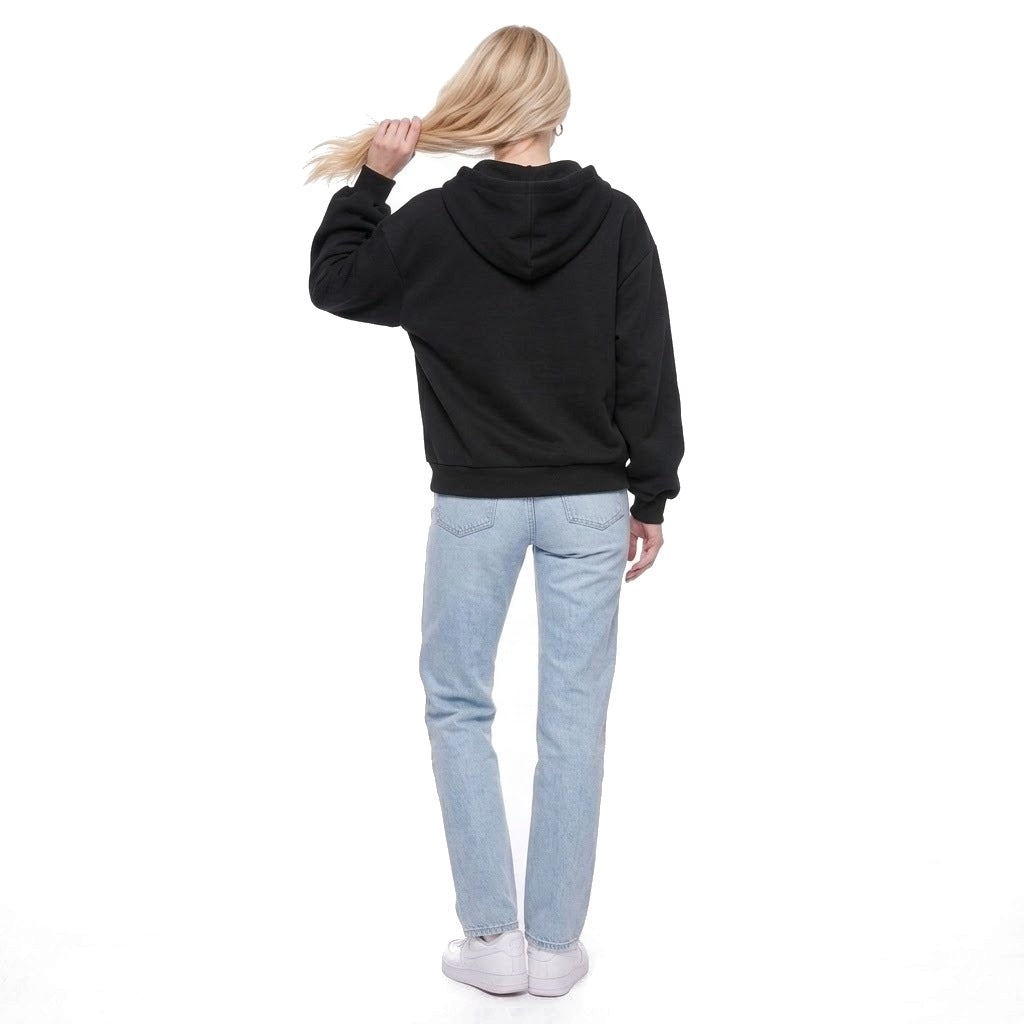 Oversized Zip Up Fleece Hoodie Sweatshirt with Pockets