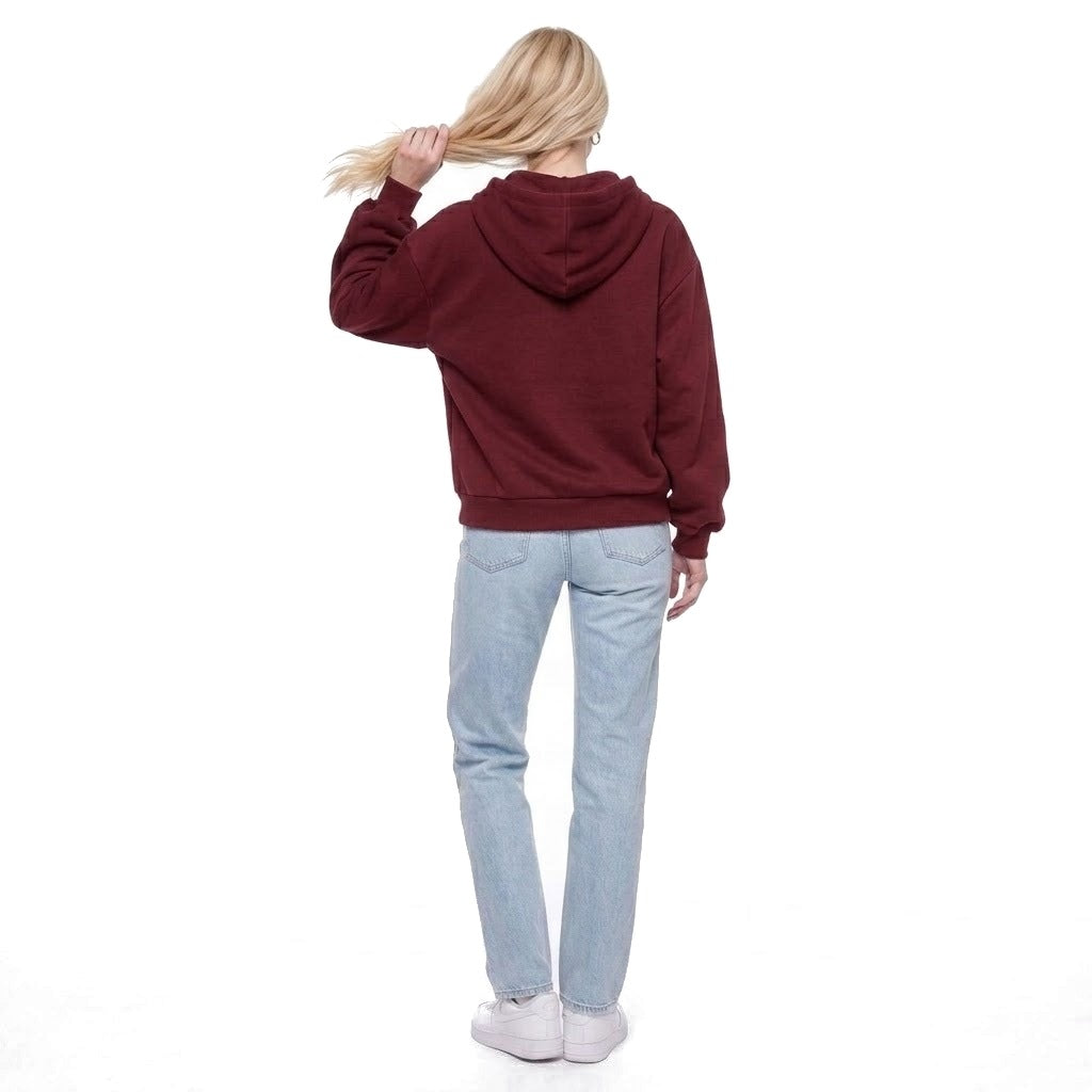 Oversized Zip Up Fleece Hoodie Sweatshirt with Pockets