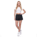 Contrast Stripe Quick Dry Running Shorts with Split Hem