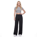High Waisted Pleated Wide Leg Pants with Pockets