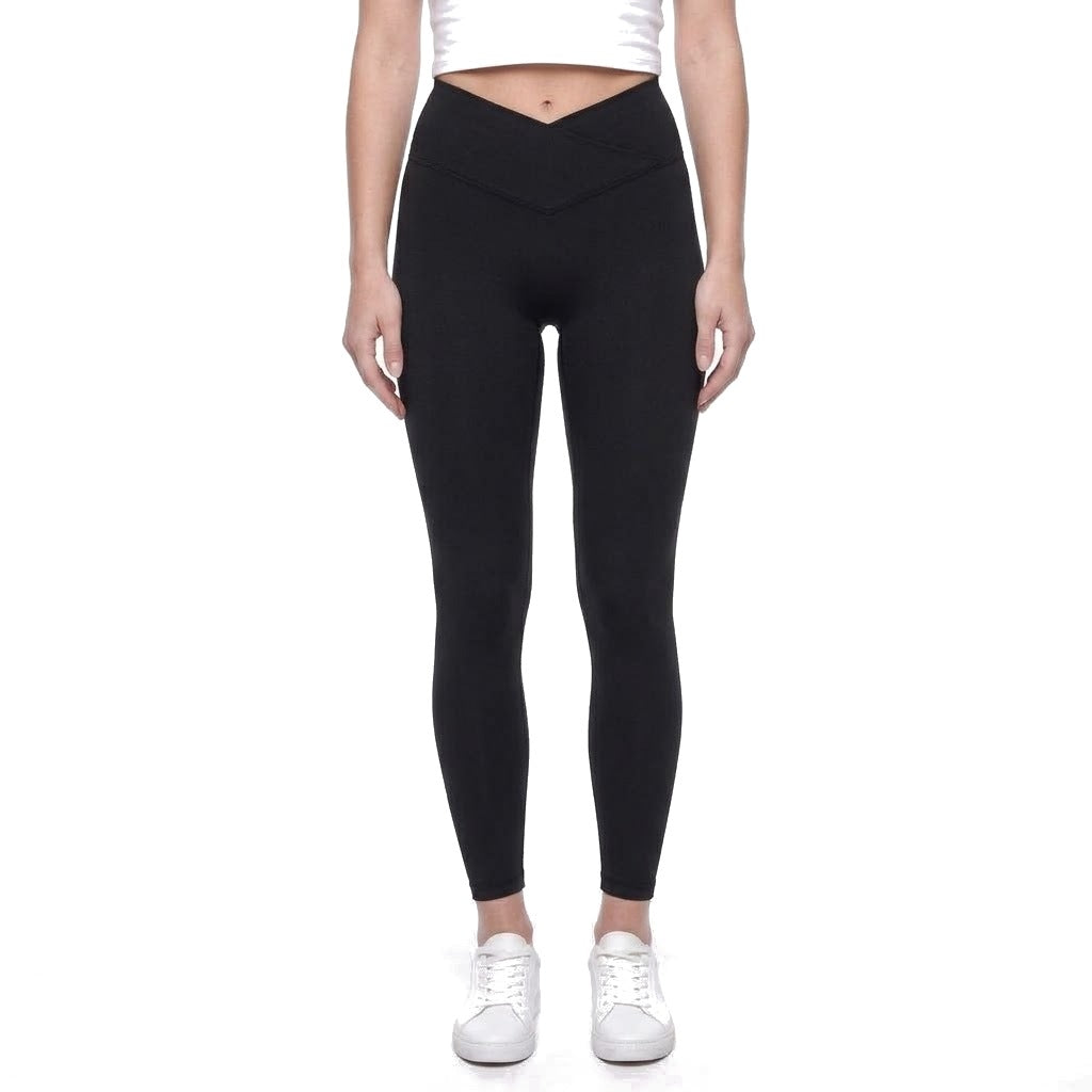 High Waisted Crossover Leggings