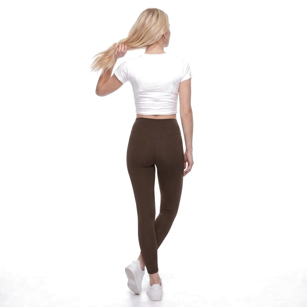 High Waisted Crossover Leggings