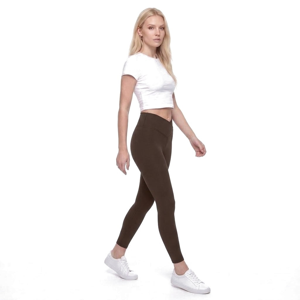 High Waisted Crossover Leggings