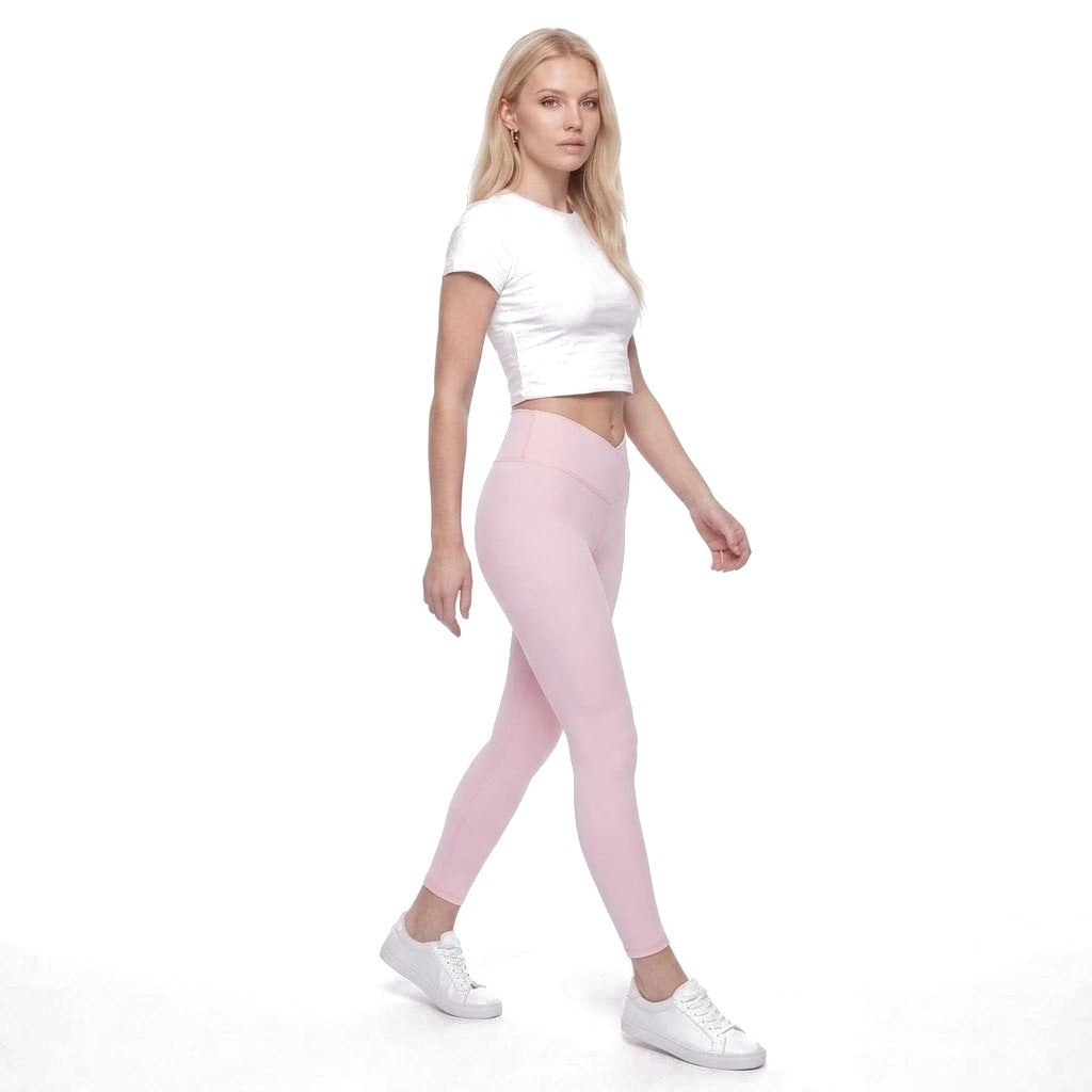 High Waisted Crossover Leggings
