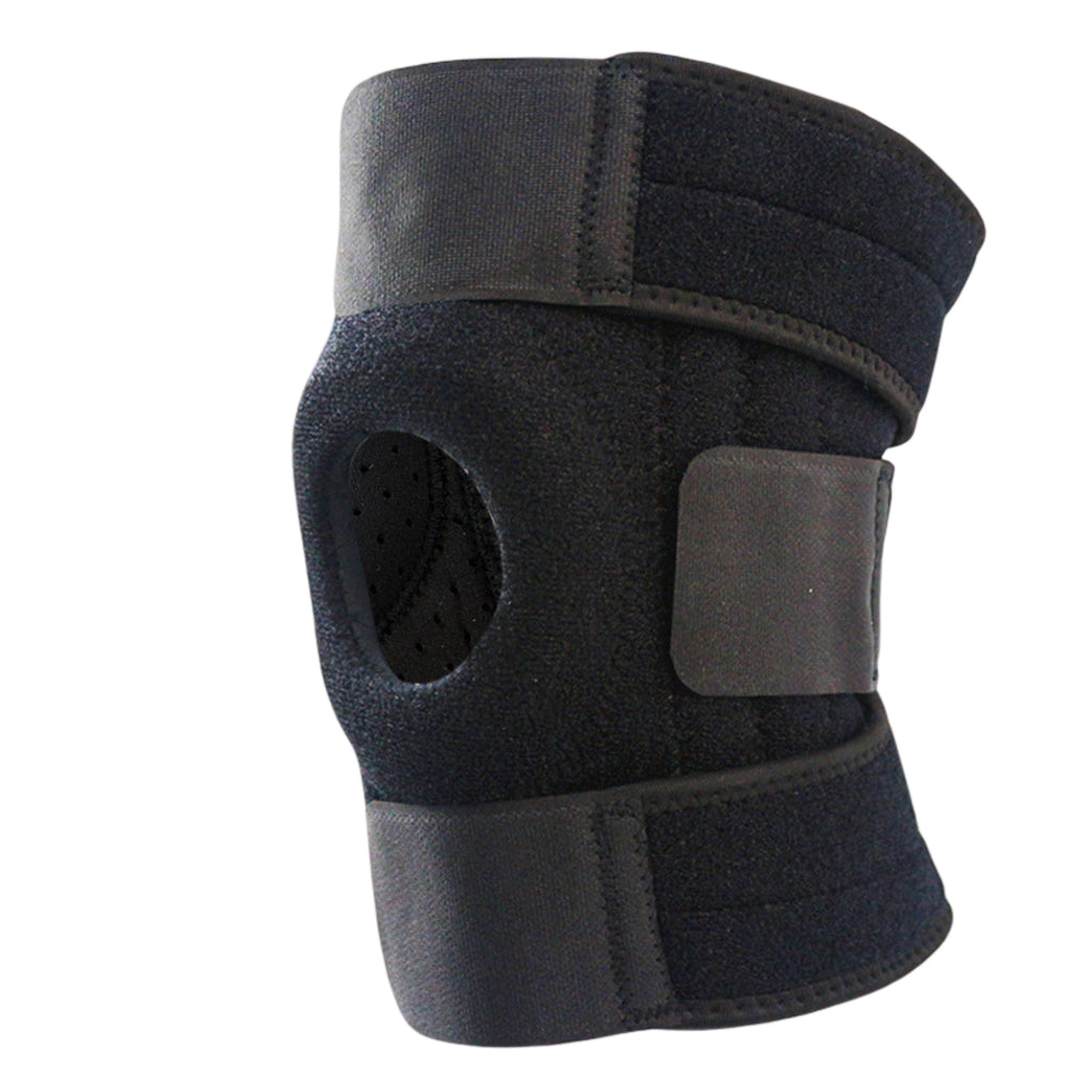 Anna-Kaci 1 Pc Adjustable Knee Support Brace with Open Patella Design and Reinforced Stabilizer Pad