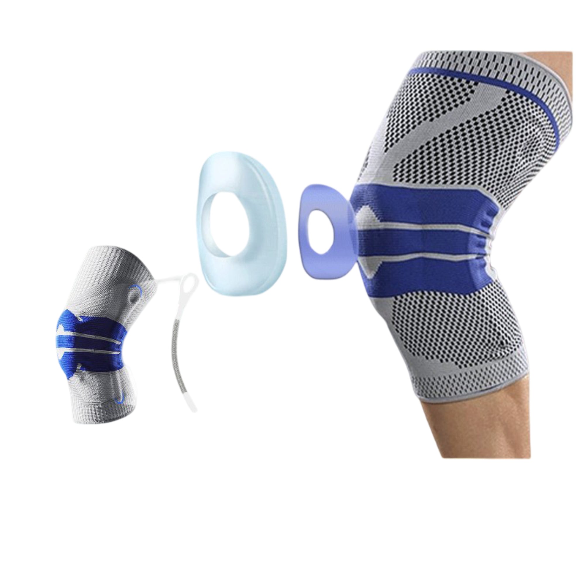 Anna-Kaci 1 Pc Volleyball Knee Compression Sleeves with Targeted Support and Breathable Athletic Fit